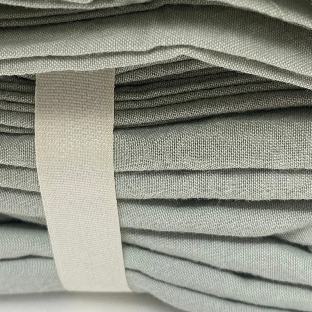 BESTOUCH Full Duvet Cover Set Sage Green 100% Washed Cotton Breathable